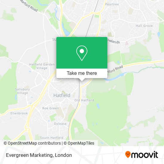 Evergreen Marketing map