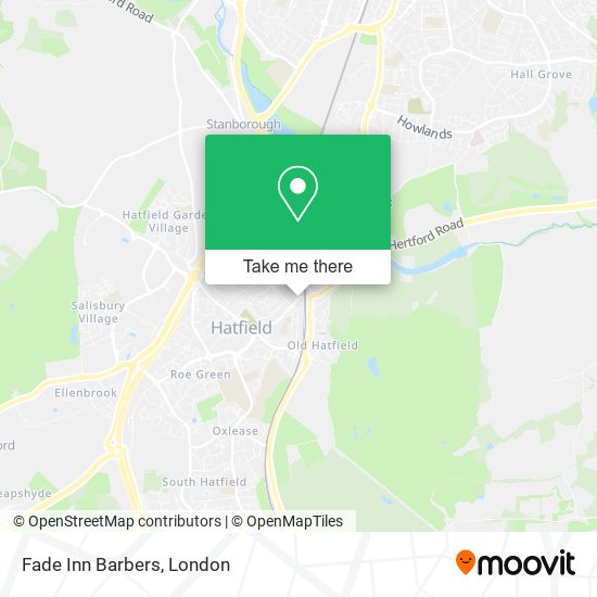 Fade Inn Barbers map