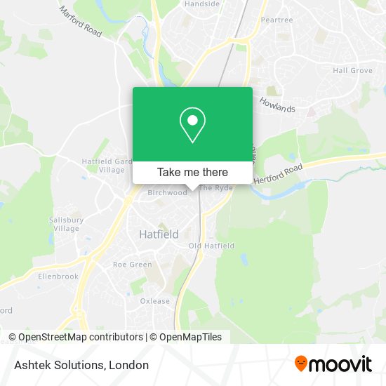 Ashtek Solutions map