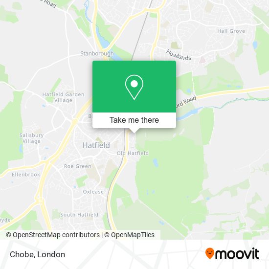 Chobe map