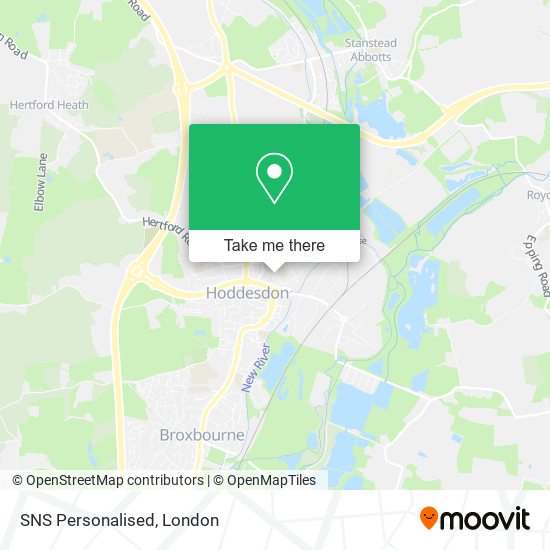SNS Personalised map