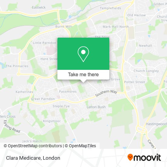 Clara Medicare map