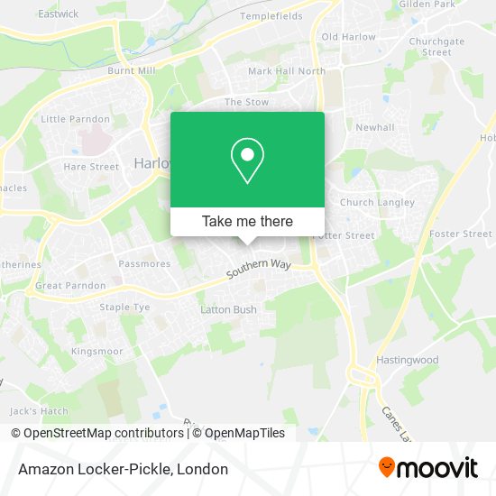 Amazon Locker-Pickle map