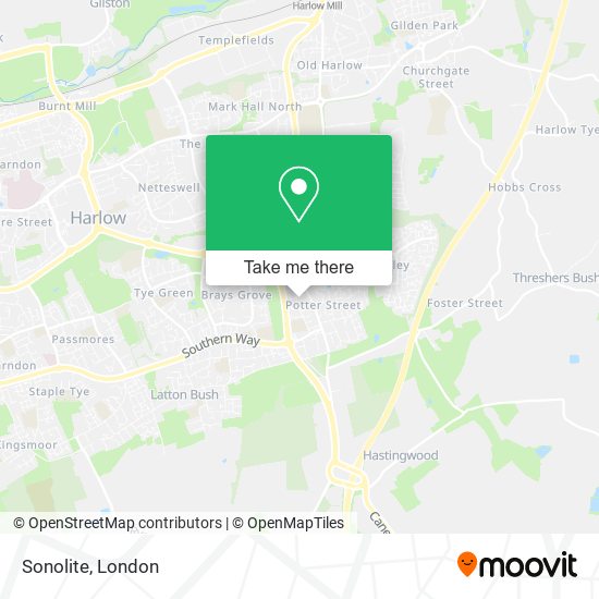 Sonolite map