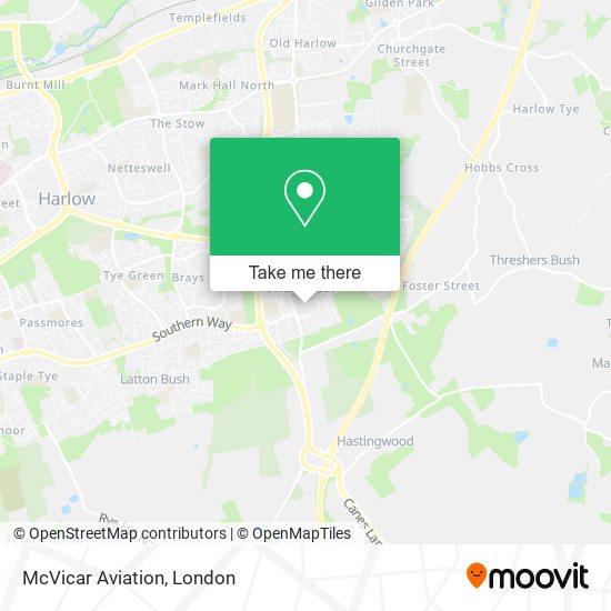 McVicar Aviation map