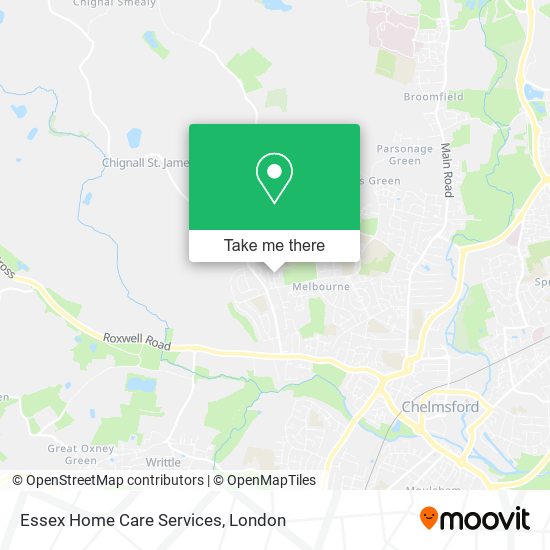 Essex Home Care Services map