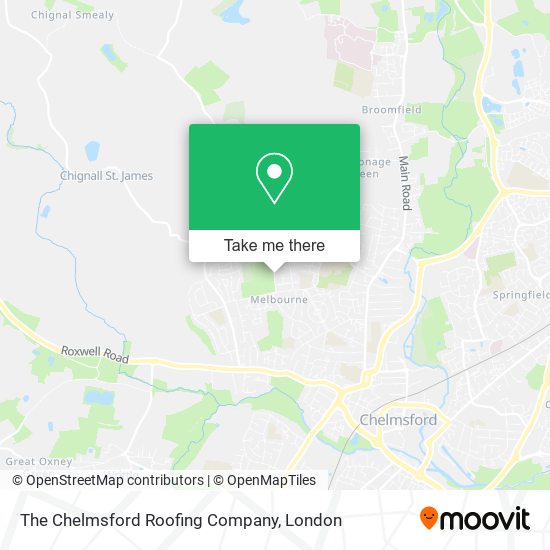 The Chelmsford Roofing Company map