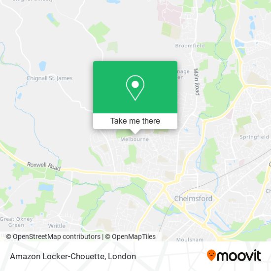Amazon Locker-Chouette map