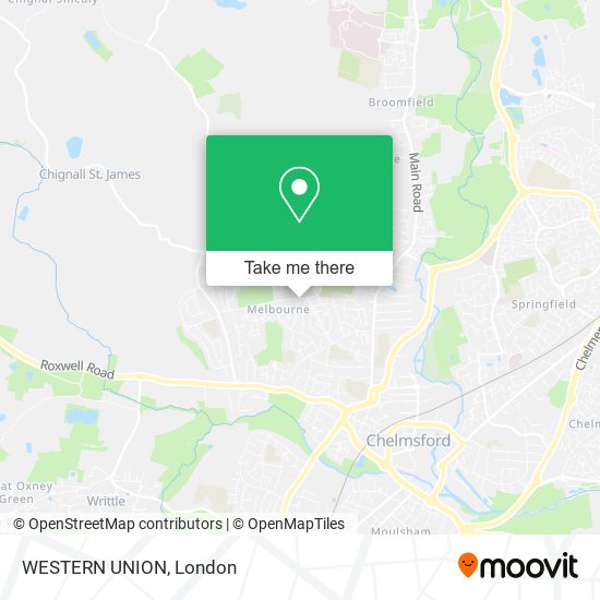 WESTERN UNION map