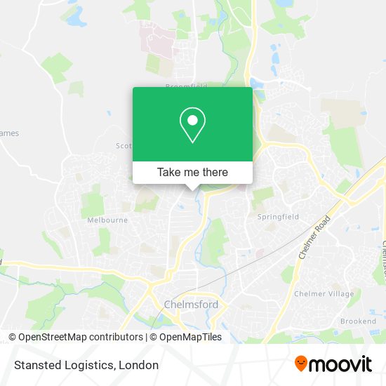 Stansted Logistics map