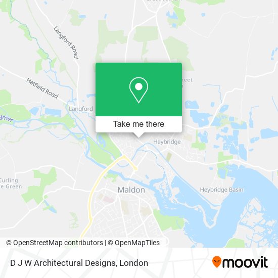 D J W Architectural Designs map