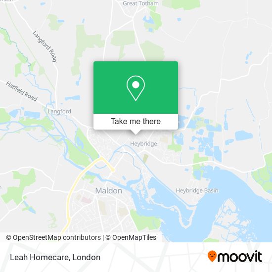 Leah Homecare map