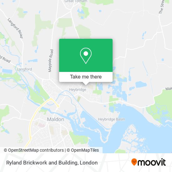 Ryland Brickwork and Building map