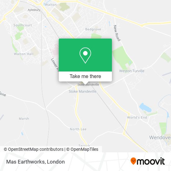 Mas Earthworks map