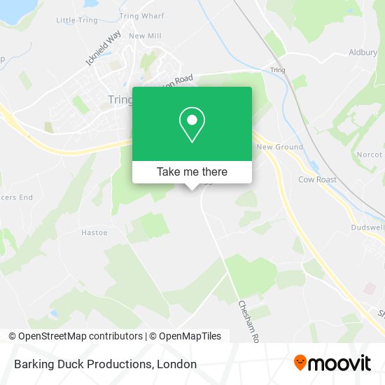 Barking Duck Productions map