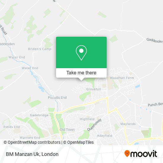BM Manzan Uk map