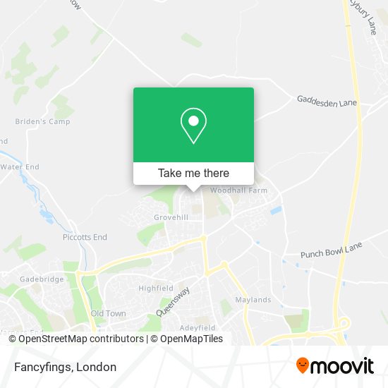 Fancyfings map