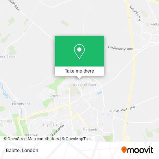 Baiete map