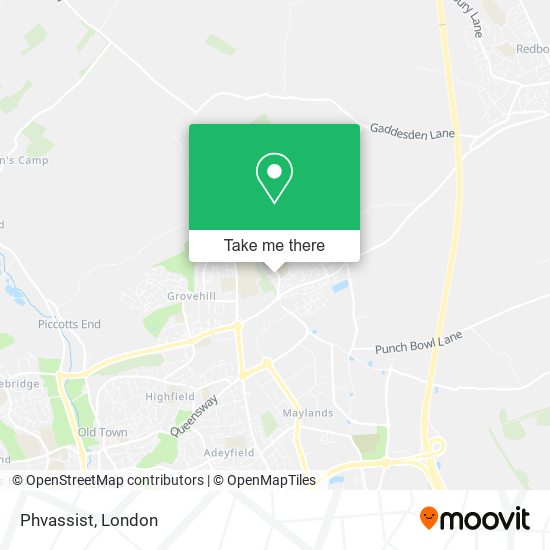 Phvassist map
