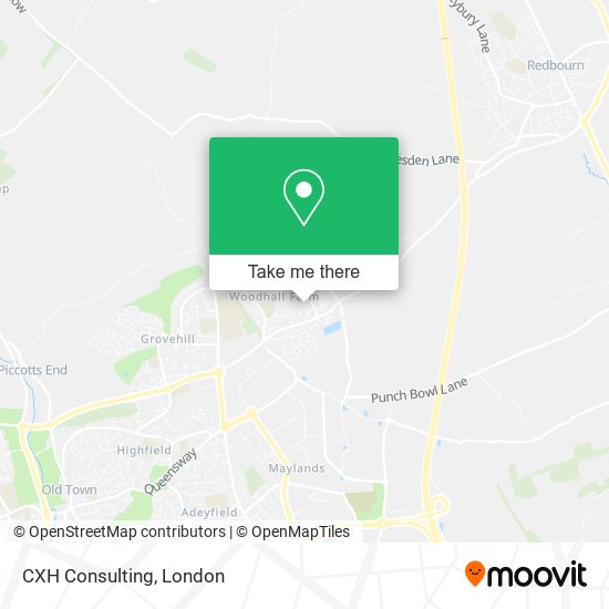 CXH Consulting map