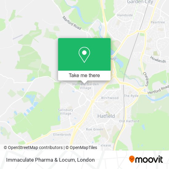 Immaculate Pharma & Locum map