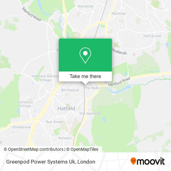 Greenpod Power Systems Uk map