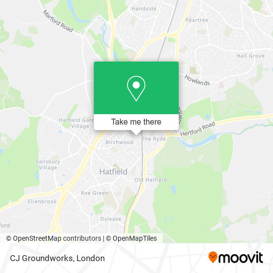 CJ Groundworks map