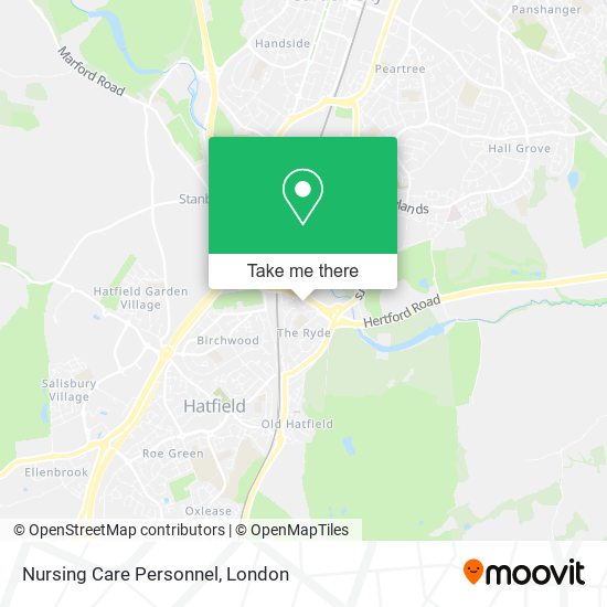 Nursing Care Personnel map