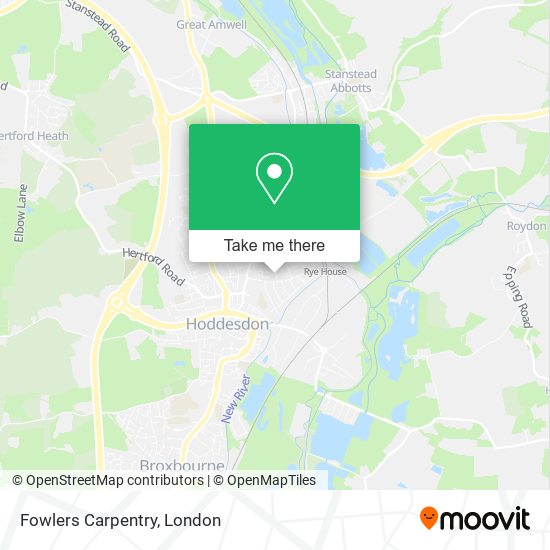Fowlers Carpentry map