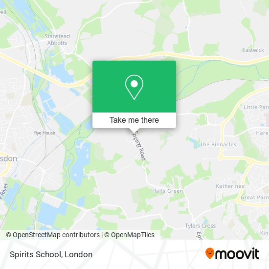 Spirits School map