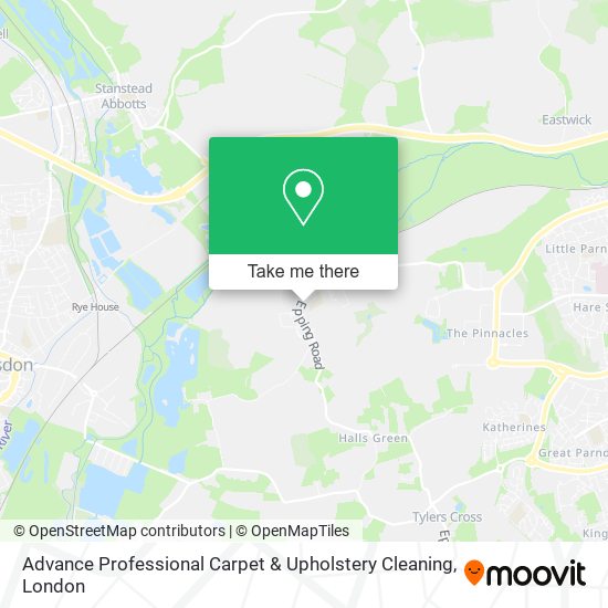 Advance Professional Carpet & Upholstery Cleaning map