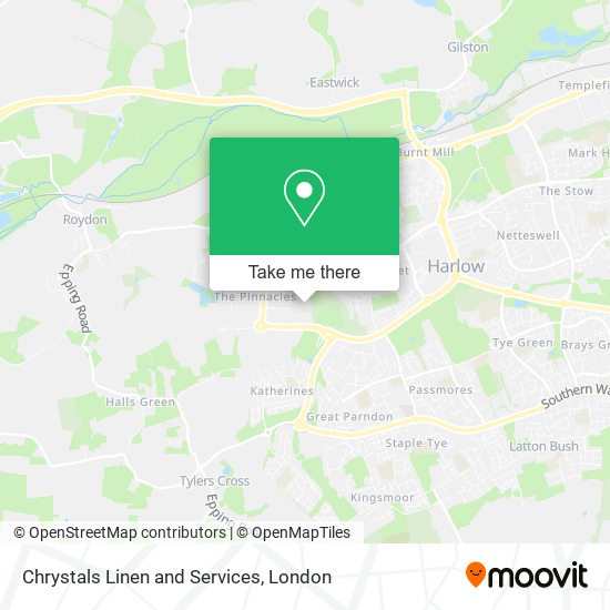 Chrystals Linen and Services map