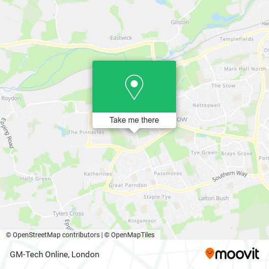 GM-Tech Online map
