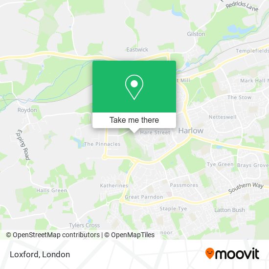 Loxford map