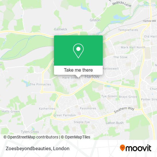 Zoesbeyondbeauties map