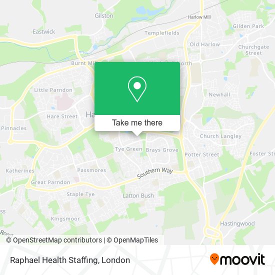 Raphael Health Staffing map