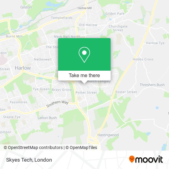 Skyes Tech map