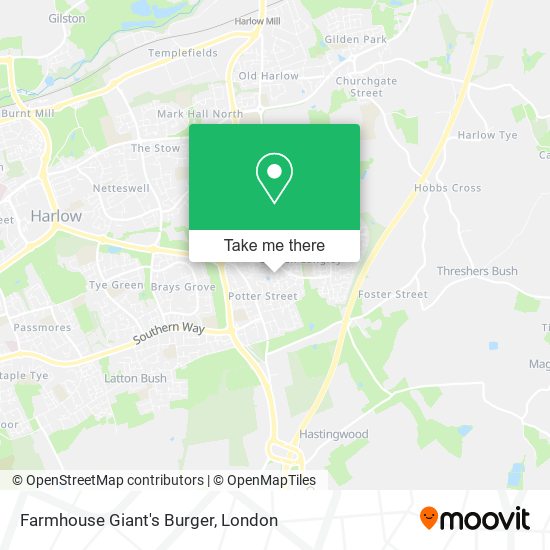 Farmhouse Giant's Burger map