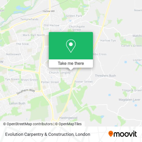 Evolution Carpentry & Construction map