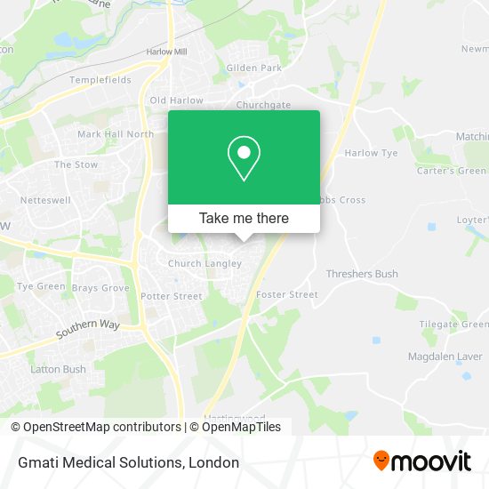Gmati Medical Solutions map