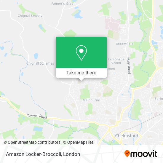 Amazon Locker-Broccoli map