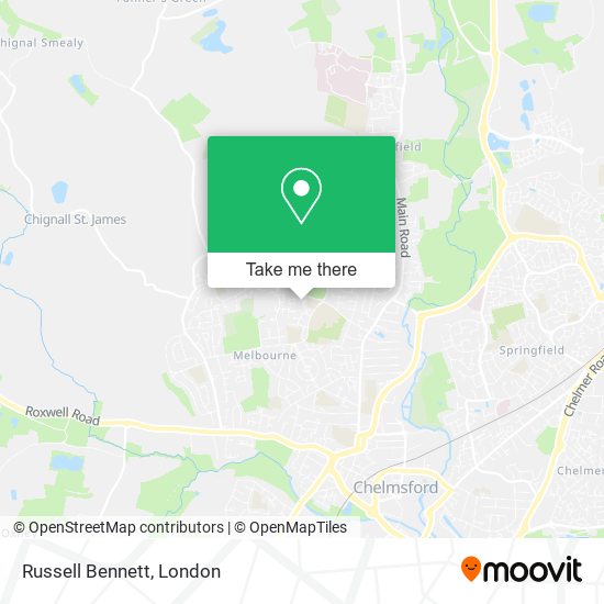 Russell Bennett map