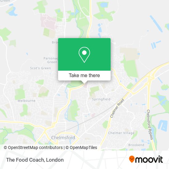 The Food Coach map