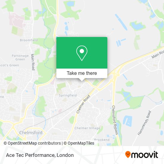 Ace Tec Performance map