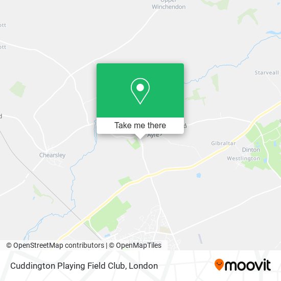 Cuddington Playing Field Club map