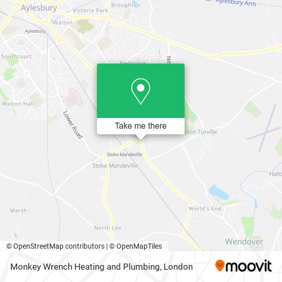 Monkey Wrench Heating and Plumbing map