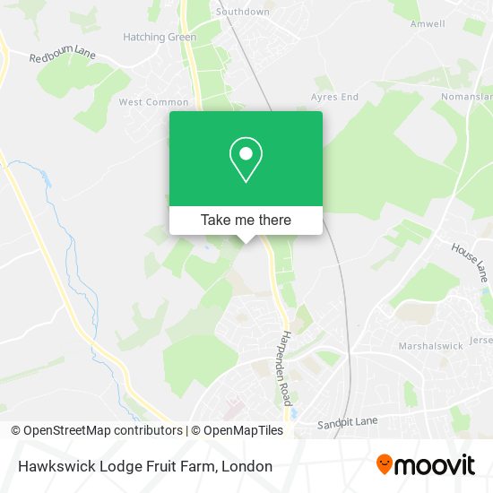 Hawkswick Lodge Fruit Farm map