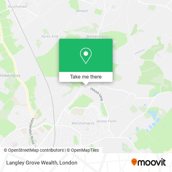 Langley Grove Wealth map