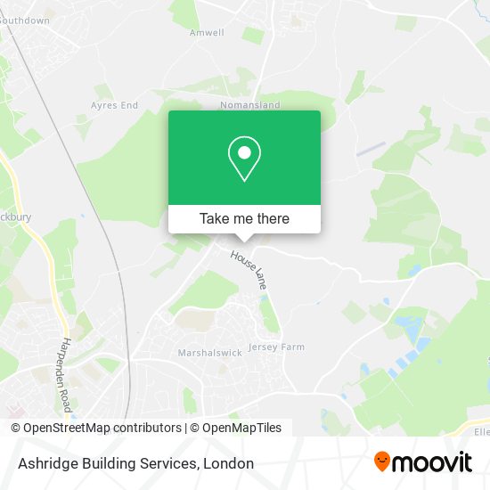 Ashridge Building Services map