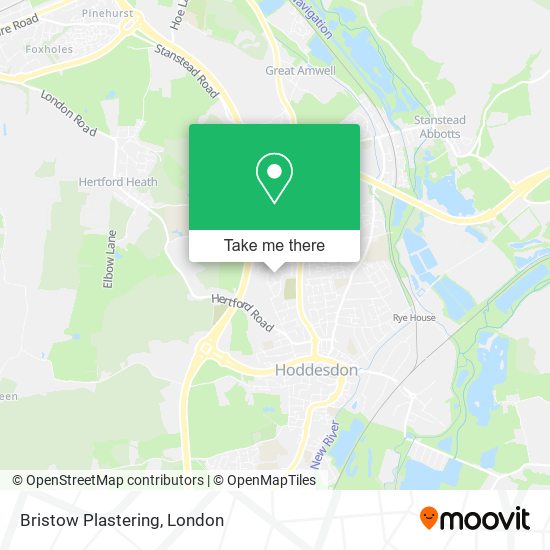 Bristow Plastering map